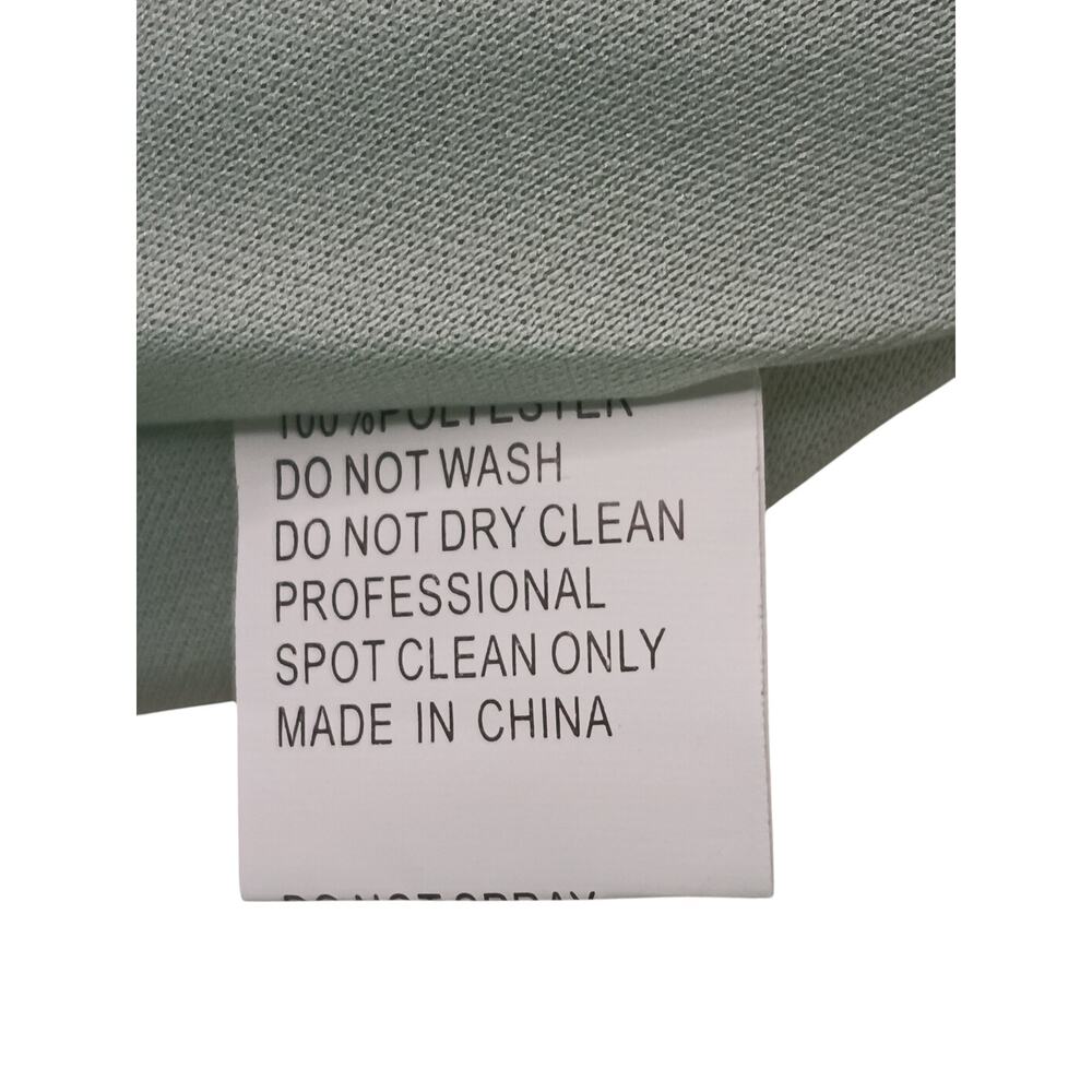 New with Tags Mac Duggal 67815 Ruffle Slit Dress 12 Mint Green Wedding Party - Picture 14 of 16